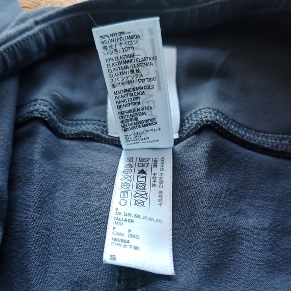 American Apparel Filthy 50 Women's Gray High Waist 7/8 length Active Leggings - Picture 11 of 15